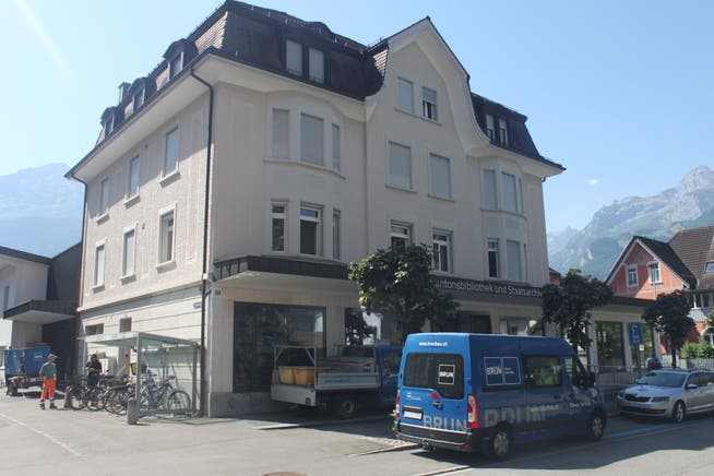 Die Kantonsbibliothek an der Bahnhofstrasse in Altdorf.