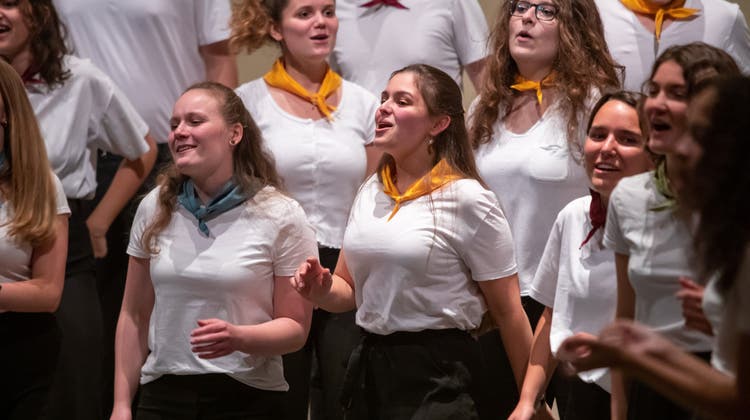Das Wichtigste im Appenzeller Jugendchor sei die Freude am Singen. (Bild: Tim Stroeve)