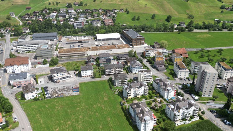 Ortsbild Oberdorf. Wohnquartier. Bild: Florian Pfister (26. Juli 2022) (Florian Pfister / Nidwaldner Zeitung)