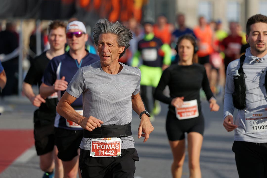 Thomas Heiniger aus Zürich bestreitet den Marathon.
