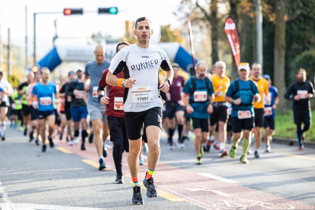 Aurelio Bafera ist für den Marathon aus Basel angereist.