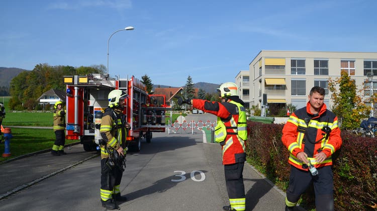 Hauptübung Feuerwehr Obergösgen