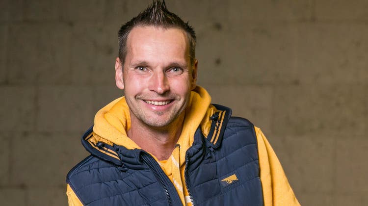 Patrick Küng, 41, hat bis vor kurzem in Oftringen gelebt. Er besucht in Aarau einen Sprachkurs, um seine Deutschkenntnisse zu verbessern. (Sandra Ardizzone)