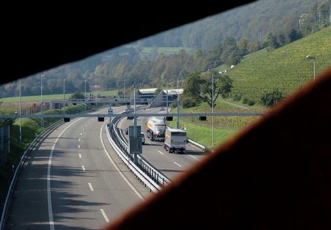 Die Autobahn A3 (hier im Bild der Bözbergtunnel) wird mehrmals gesperrt – allerdings nur in der Nacht.