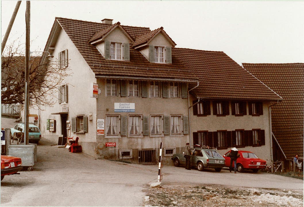 Das Restaurant Egelsee in Bergdietikon im Jahr 1983.