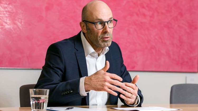 Beat Schläfli ist seit August CEO der Psychiatrischen Dienste Aargau (PDAG). (Sandra Ardizzone)