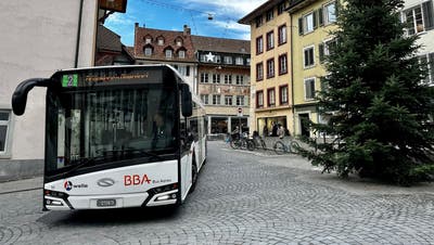 So fährt der Bus künftig durch die Aarauer Altstadt – oder eben nicht. (Álvaro Vecilla)
