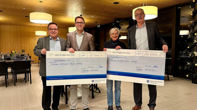 Lions Club Lenzburg spendet 20'000 Franken