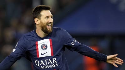 Er ist dann mal weg aus Paris: Lionel Messi wechselt nach dieser Saison nach Saudi-Arabien. (Christophe Ena / AP)