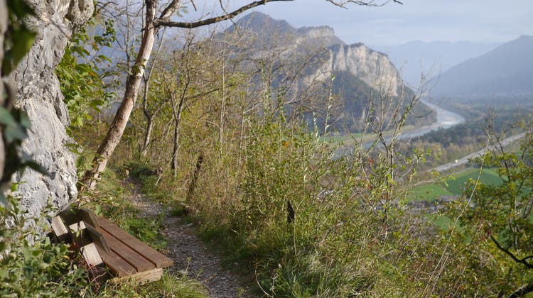 Beim Klettergarten Schollberg ist der Start der Wanderung. (Bild: Corinne Hanselmann)