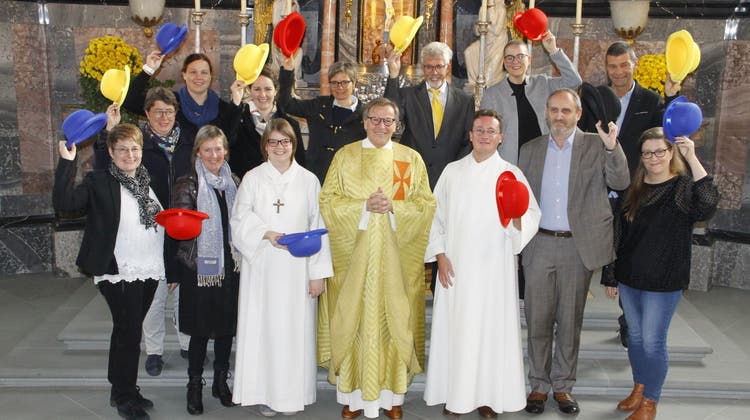 Pfarrer Thomas Meli wurde feierlich verabschiedet. (Bild: PD (Alpnach, 20. November 2022))