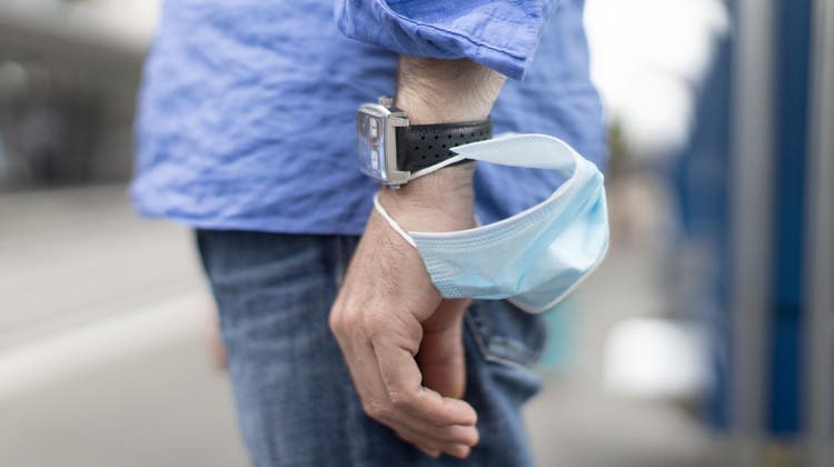 Der heute 51-Jährige weigerte sich, im Strafgericht in Muttenz eine Hygienemaske zu tragen. (Symbolbild: Keystone)