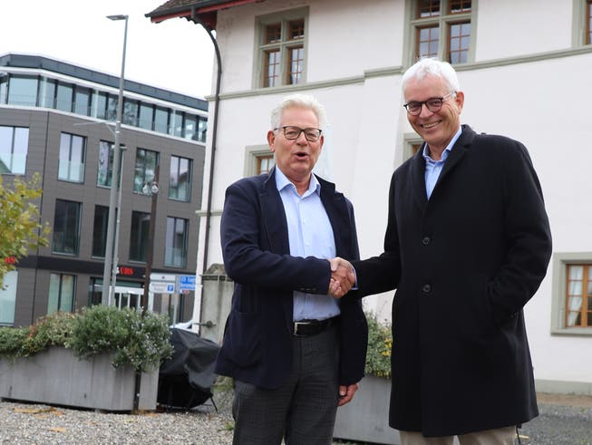 Wechsel bei der Stiftung Lebenshilfe: Andreas Huber (rechts) übernimmt den Posten als Stiftungsrats-Präsident von Thomas Oetiker ab dem kommenden Jahr.
