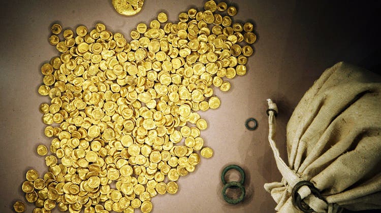 Der größte keltische Goldfund des 20. Jahrhunderts wurde 1999 bei Manching gefunden. Nun wurde der Goldschatz von Einbrechern gestohlen. (Keystone)