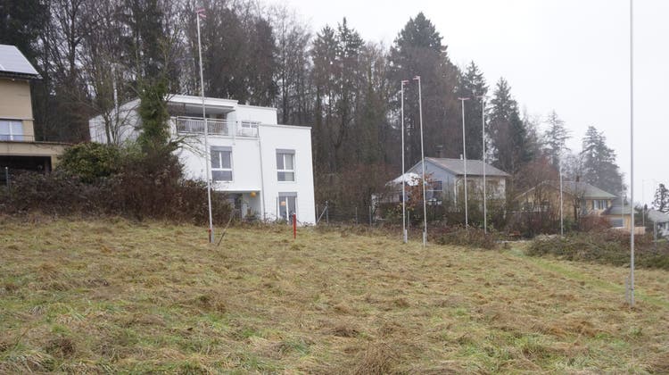 Im Rahmen der Ortsplanungsrevision verhängte der Gemeinderat von Lohn-Ammannsegg eine Planungszone über die Wiese im Bergacker. (Urs Byland/2018)