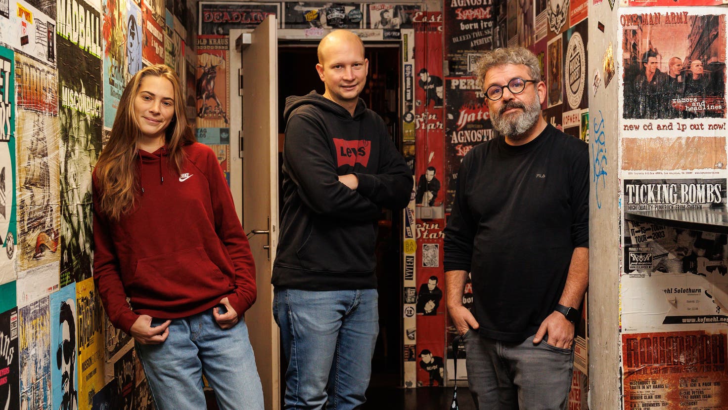 Kulturfabrik Kofmehl (v. l.): Simone Kummer, Stefan Wigger, Pipo Kofmehl. (Hanspeter Bärtschi)