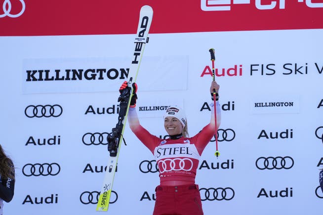 Lara Gut-Behrami feiert in Killington den 35. Weltcup-Sieg.