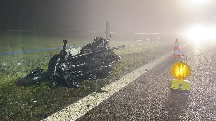 Der Motorradfahrer verstarb noch an der Unfallstelle. (zvg)