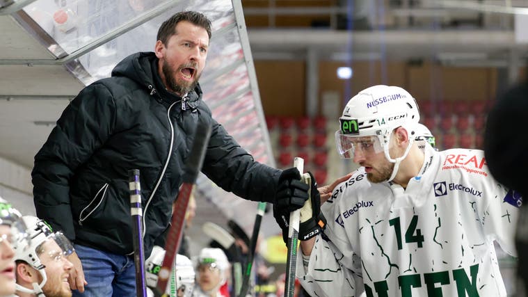 EHCO-Trainer Lars Leuenberger will, dass die zum Einsatz kommenden Spieler ihr Herz auf dem Eis lassen. (Marc Schumacher / freshfocus)