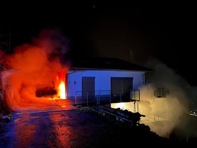 Der Brand im Mehrfamilienhaus konnte rasch gelöscht werden.