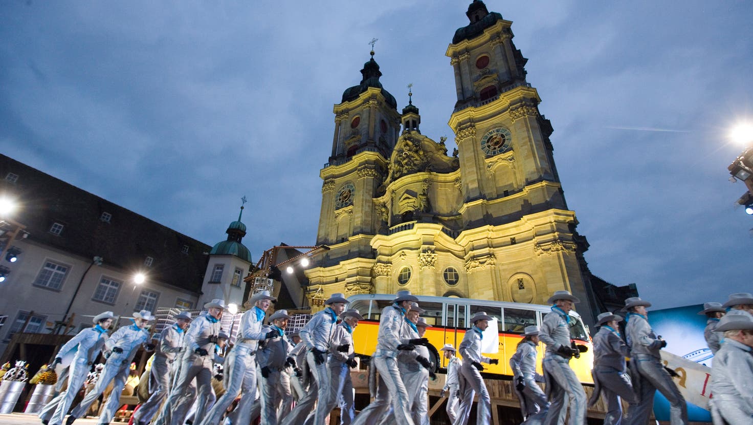 Die Festspiele finden ab 2023 nur noch jedes zweite Jahr auf dem St.Galler Klosterplatz statt. Wil hatte sich als neuer Austragungsort angeboten, ist nun aber aus dem Rennen. (Archivbild: Urs Jaudas)
