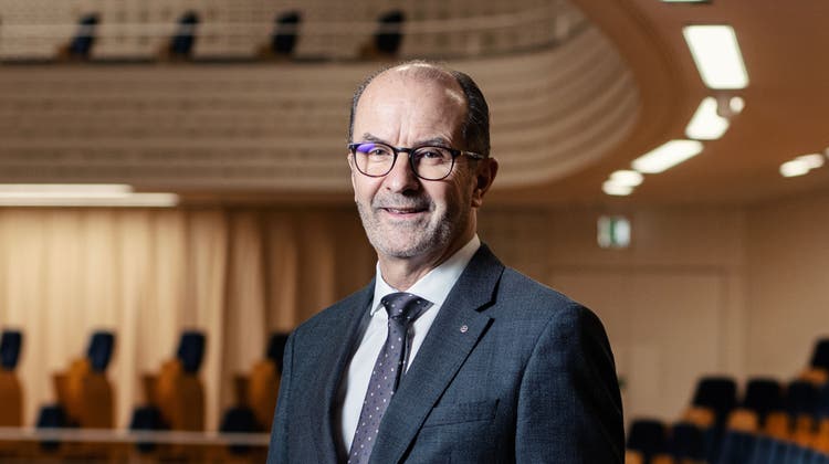 Obrasso-Direktor Werner Obrecht im grossen Saal des KKL. (Dominik Wunderli (01.12.2022))