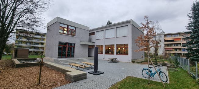 So sieht das neue Gebäude aus: Der Doppelkindergartens Breiti I und II am Kindergartenweg in Dietikon.
