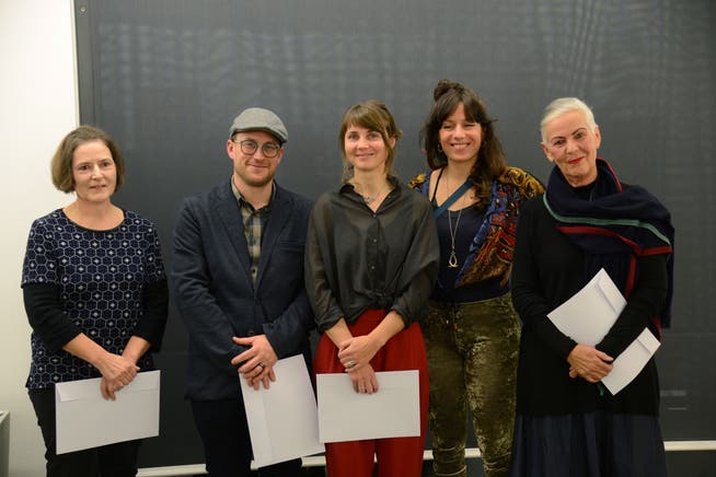 Sie wurden vom Kuratorium ausgezeichnet (von links): Vreni Wyrsch, Michael Regli, Anita Regli, Lina Müller und Lisa Elsässer.