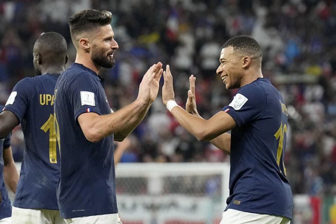 Olivier Giroud und Kylian Mbappé avancierten für Frankreich zu den entscheidenden Figuren.