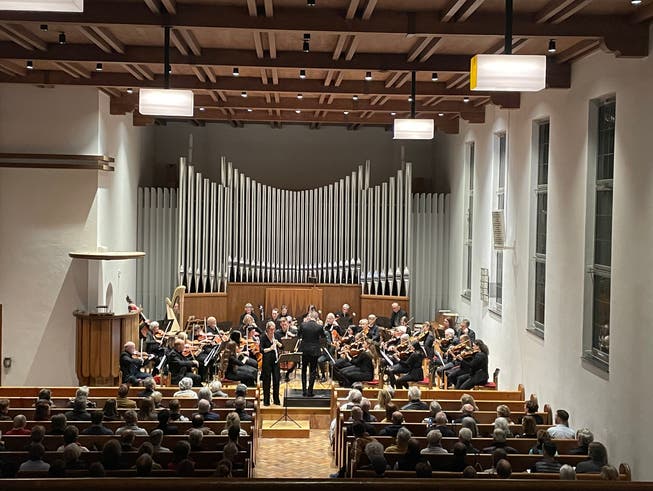Das Stadtorchester Schlieren trug anlässlich ihrer Winterspiele skandinavische Klänge in die Reformierte Kirche Schlieren.