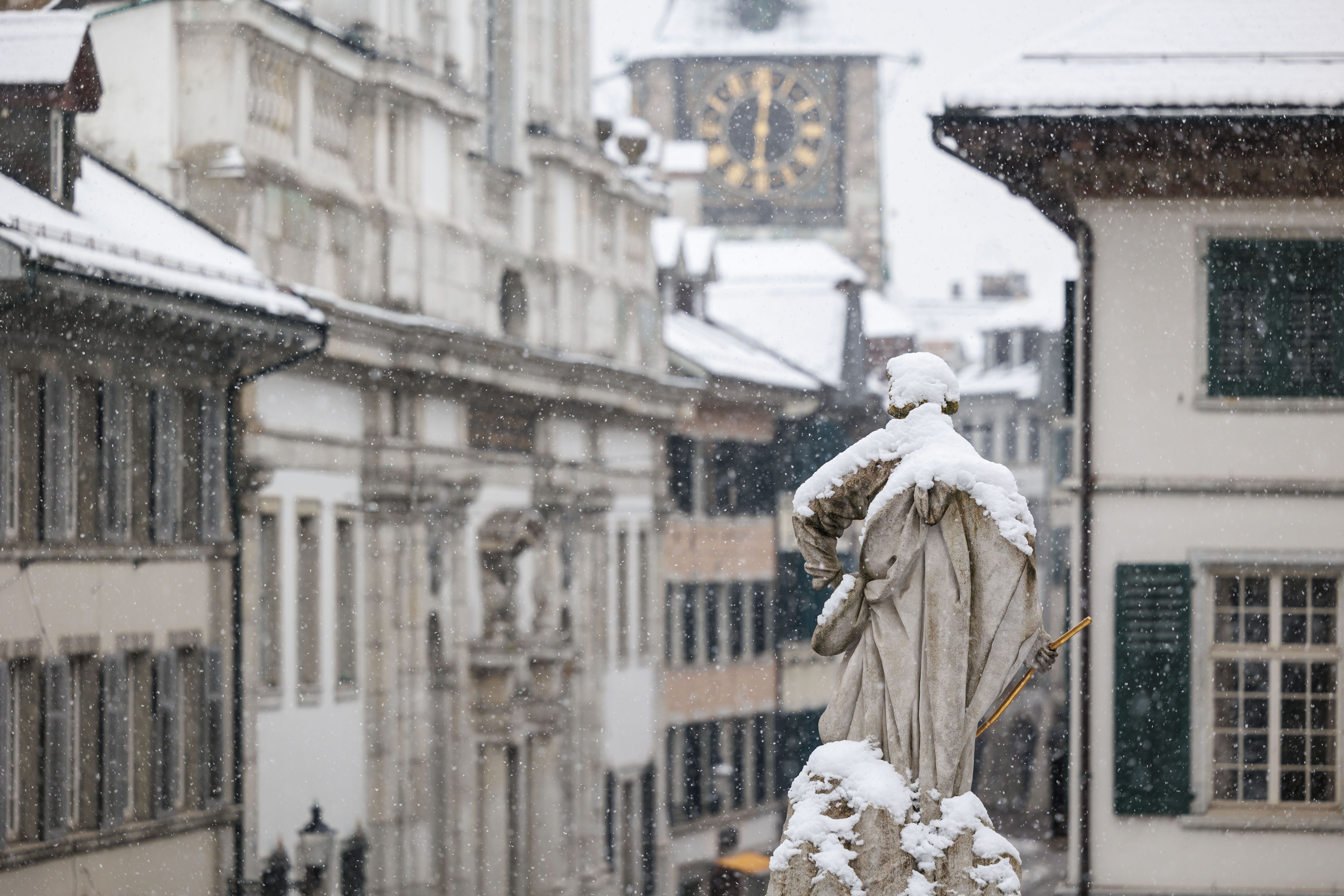 Der erste Schnee im Kanton Solothurn