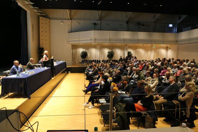 Megger Gemeindeversammlung vom 12. Dezember 2022.