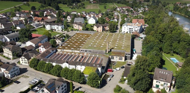 Blick auf das Firmengelände der TB Farming AG in Schönenberg an der Thur.