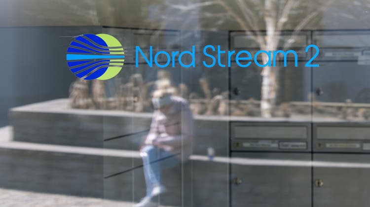 Eingangsbereich zum ehemaligen Firmensitz der Nord Stream 2 AG im Zuger Zentrum. (Bild: Philipp Schmidli/Key (18. Mai 2022))