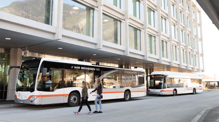 Der Kantonsbahnhof Altdorf ist ein Knotenpunkt für den öffentlichen Verkehr. Von Menschen mit eingeschränkter Mobilität soll er in Zukunft besser genutzt werden können. (Bild: Auto AG Uri/PD)