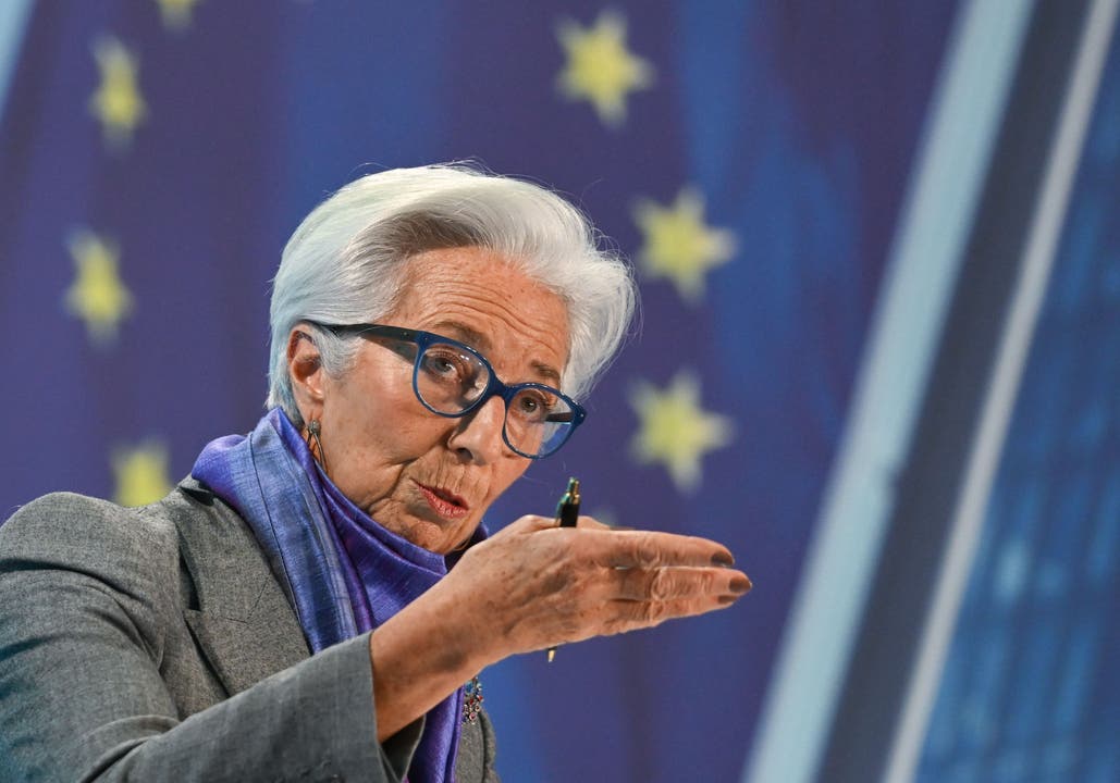 ... Christine Lagarde, Präsidentin der Europäischen Zentralbank, ...
