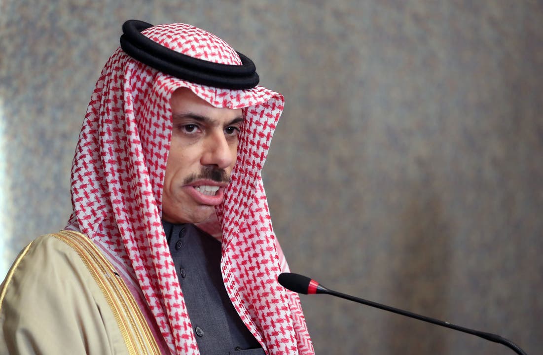 ... und Prinz Faisal bin Farhan Al Saud, Aussenminister von Saudi-Arabien.