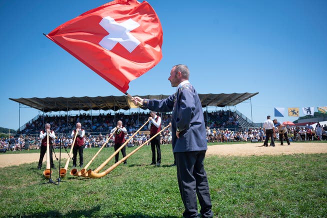Im Vorjahr fand das Nordostschweizer Schwingfest in Balterswil statt.