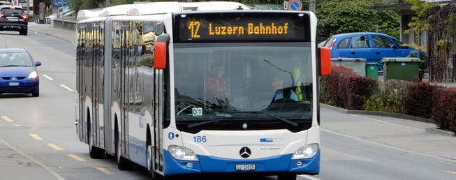 Die Linie 12 von Luzern nach Littau hätte ab 2025 emissionsfrei verkehren sollen. 