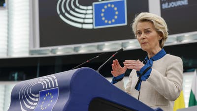 EU-Kommissionspräsidentin Ursula von der Leyen soll sich wegen Impfstoff-Deals vor dem EU-Parlament verantworten. (Julien Warnand / EPA)