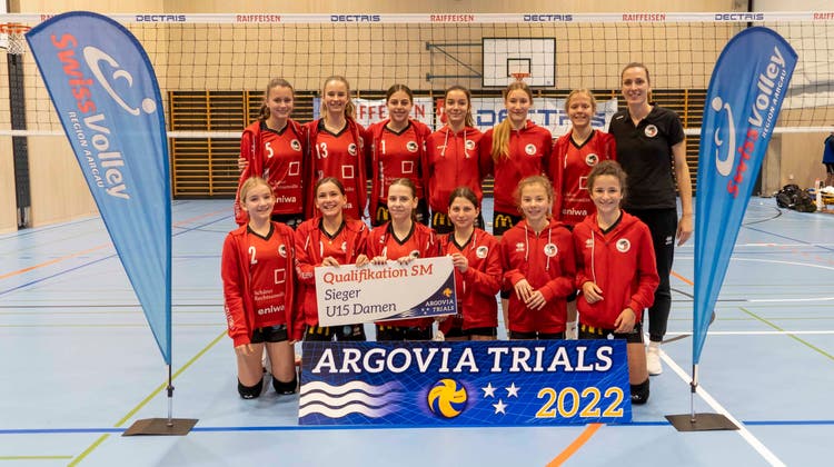 Nachwuchs des BTV Aarau Volleyball an der Schweizer Meisterschaft