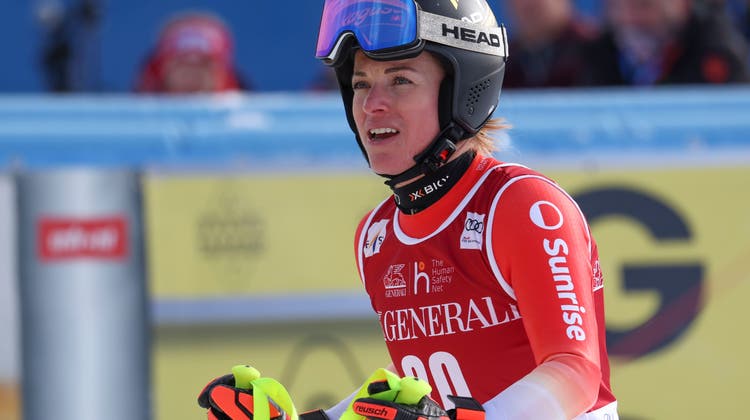 Lara Gut-Behrami schaffte es in Cortina d'Ampezzo auf Platz vier. (Keystone)