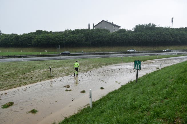 Im Sommer 2015 kam es in Wil auf der Autobahn A1 zu Überschwemmungen.