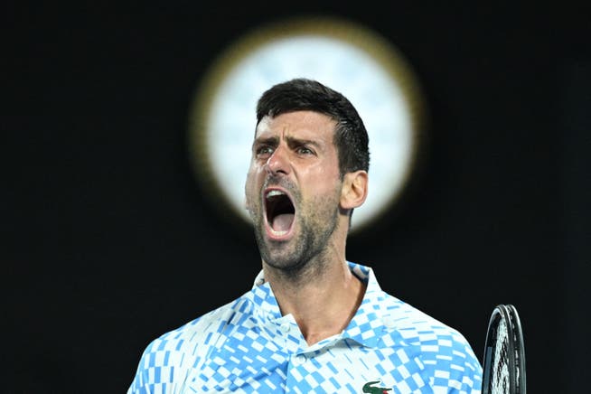 Novak Djokovic gewinnt seinen Viertelfinal in Melbourne.