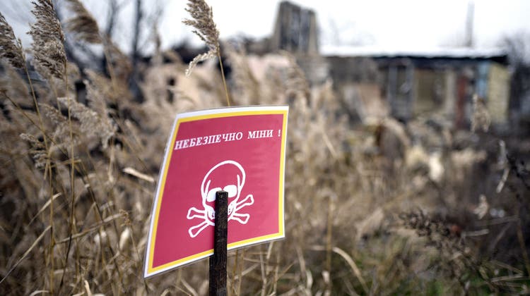 Stellen eine Gefahr für die Bevölkerung dar: Die riesigen verminten Gebiete in der Ukraine. (Bild: Future Publishing)