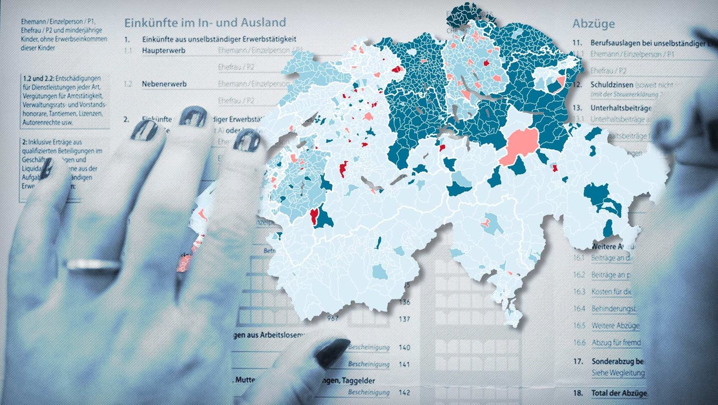 In zwei von fünf Schweizer Gemeinden sind die Steuern gesunken – finden Sie heraus, ob Ihre dazu gehört