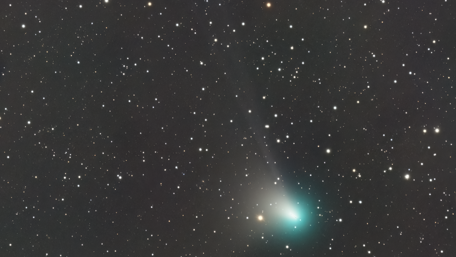 Der Komet C/2022 E3 (ZTF) zog letztmals vor rund 50'000 Jahren an der Erde vorbei. (Bild: Jörg Studer/zvg)