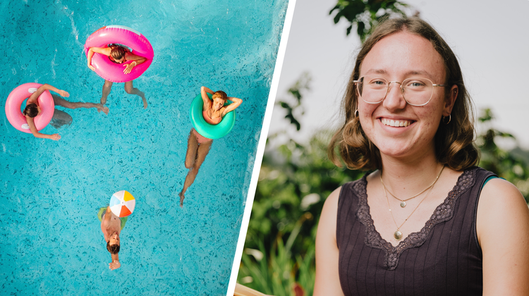 Im Sommer entspannt man sich am besten im Pool – das findet auch Nadia Ehmann. (Aleksandar Nakic / Getty Images / E+)