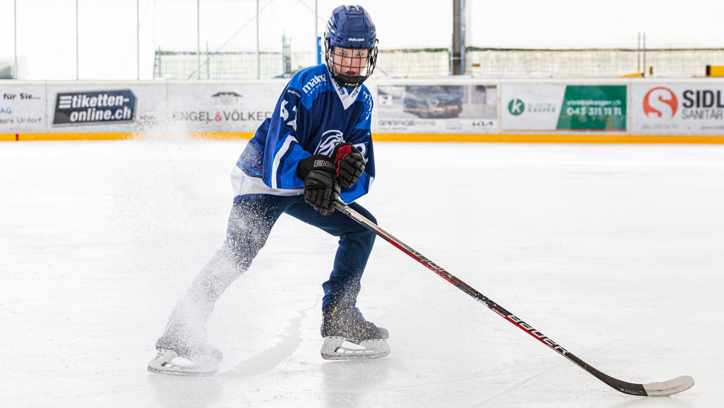 Der Birmensdorfer Eishockeyspieler Lionel Dedial fliegt mit den ZSC Lions nach Québec. (Mathias Förster)