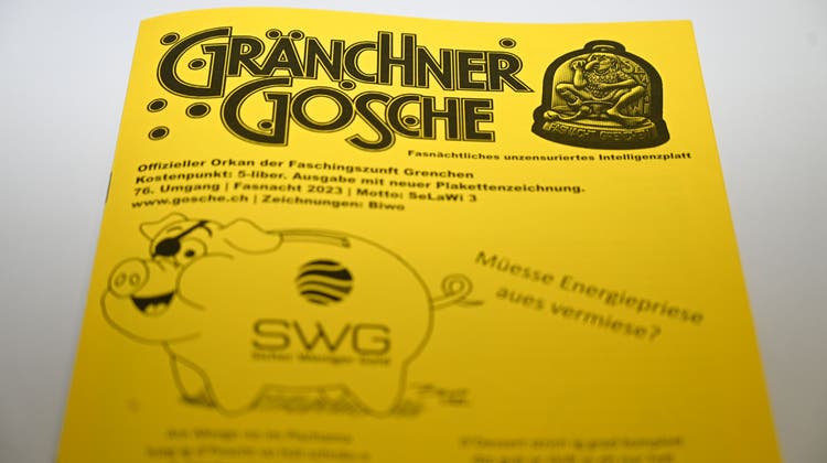 Gränchner Gosche, 76. Ausgabe Fasnacht 2023. (Oliver Menge)